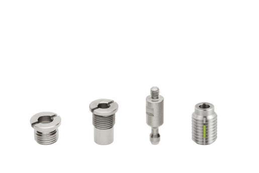 KIPP Borgbout K0630.204105 – M10 X 1 Mm, Thermoplast, Met Vergrendelpen, RVS, Maat 1, D=5 Mm