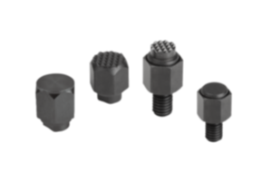 Zelfstandig terugzwenkende pendeloplegpennen, met zeskant Zelfstandig terugzwenkende pendeloplegpennen, met zeskant