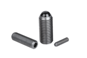 Spring plungers with hexagon socket and ceramic ball, stainless steel Spring plungers with hexagon socket and ceramic ball, stainless steel