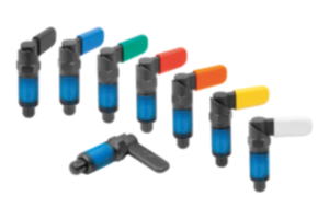 Cam-action indexing plungers with thread lock Cam-action indexing plungers with thread lock