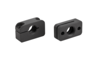 Bevestigingselementen aluminium voor arreteerbouten en vergrendelingen Bevestigingselementen aluminium voor arreteerbouten en vergrendelingen