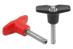 Goupille d'arrêt avec poignée en T en plastique et résistance élevée au cisaillement Goupille d'arrêt avec poignée en T en plastique et résistance élevée au cisaillement