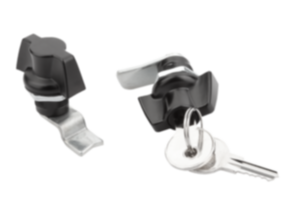 Draaigrendel compact, met knevelbediening, huisdiameter 22 mm Draaigrendel compact, met knevelbediening, huisdiameter 22 mm