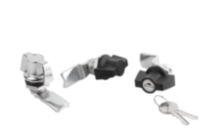 Draaigrendel met knevelbediening, huisdiameter 30,5 mm Draaigrendel met knevelbediening, huisdiameter 30,5 mm