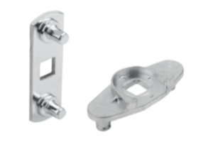 Adaptateur en acier, en inox ou en zinc pour tiges Adaptateur en acier, en inox ou en zinc pour tiges