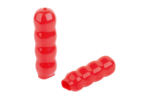 Kunststof greep, rond met rechthoekige opname Kunststof greep, rond met rechthoekige opname