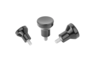 Boutons champignon en plastique thermodurcissable avec filetage Boutons champignon en plastique thermodurcissable avec filetage