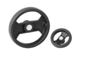 2-Speichenhandräder aus Kunststoff - inch
