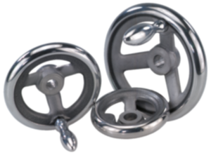 Handwielen DIN 950, uit aluminium - inch Handwielen DIN 950, uit aluminium - inch