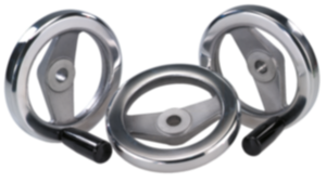 2-spaaks handwielen van aluminium, gepolijst - inch 2-spaaks handwielen van aluminium, gepolijst - inch