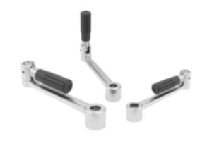 Handslingers rvs met cilindergreep omklapbaar Handslingers rvs met cilindergreep omklapbaar