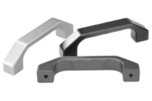 Pull handles, aluminium, slanted both sides Pull handles, aluminium, slanted both sides