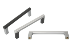 Buisgrepen aluminium met kunststof handgrepen Buisgrepen aluminium met kunststof handgrepen
