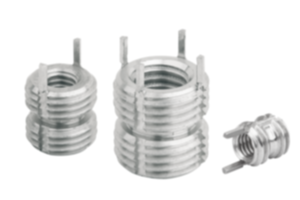 Threaded inserts reinforced internal thread, self-locking Threaded inserts reinforced internal thread, self-locking