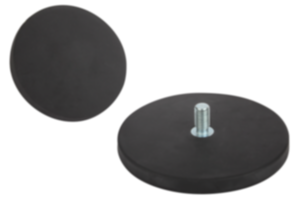 Magneet met schroefdraadtap (spanmagneet) van NdFeB, met rubberen beschermkap Magneet met schroefdraadtap (spanmagneet) van NdFeB, met rubberen beschermkap