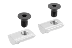 Fastening sets for straps and angles Fastening sets for straps and angles