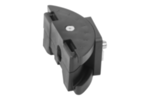 Swivel adapter, antistatic plastic, for profile slots Swivel adapter, antistatic plastic, for profile slots