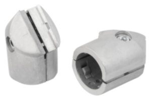 Verbinder 45° Ø30 type I met verdraaibeveiliging Verbinder 45° Ø30 type I met verdraaibeveiliging