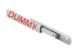 Telescooprails aluminium voor zijmontage, volledig uittrekbaar, draagkracht tot 4 kg Telescooprails aluminium voor zijmontage, volledig uittrekbaar, draagkracht tot 4 kg