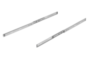Telescooprails staal voor zijmontage, volledig uittrekbaar, draagkracht tot 45 kg Telescooprails staal voor zijmontage, volledig uittrekbaar, draagkracht tot 45 kg
