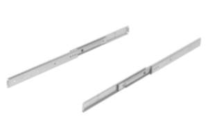 Telescooprails staal voor zijmontage, over-uittrekbaar, draagkracht tot 70 kg Telescooprails staal voor zijmontage, over-uittrekbaar, draagkracht tot 70 kg