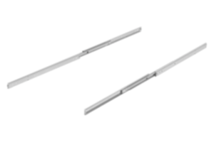 Telescooprails staal voor zijmontage, volledig uittrekbaar, draagkracht tot 20 kg Telescooprails staal voor zijmontage, volledig uittrekbaar, draagkracht tot 20 kg