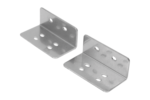 Équerres de montage en inox pour glissières télescopiques Équerres de montage en inox pour glissières télescopiques