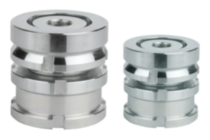 Levelling sets, steel or stainless steel with spherical washer and lock nut, low version Levelling sets, steel or stainless steel with spherical washer and lock nut, low version