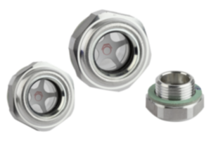 Oil level sight glasses aluminium, glass window Oil level sight glasses aluminium, glass window