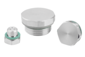 Bouchon fileté, aluminium Bouchon fileté, aluminium