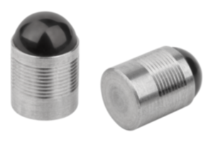 Blindstop huls rvs, kogel staal Blindstop huls rvs, kogel staal