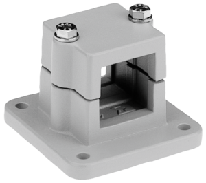 Tube clamps, flange, aluminium Tube clamps, flange, aluminium