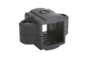 Tube clamps, straight, plastic Tube clamps, straight, plastic