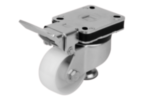 Hefwielen met geïntegreerde machinevoet Hefwielen met geïntegreerde machinevoet