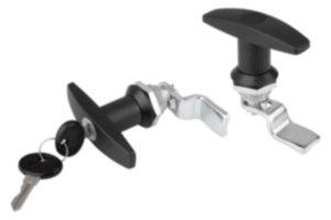 Quarter-turn locks with T-grip Quarter-turn locks with T-grip