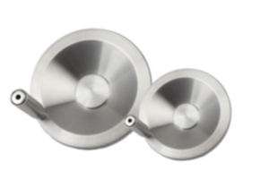 Handwheels disc stainless steel with revolving grip Handwheels disc stainless steel with revolving grip