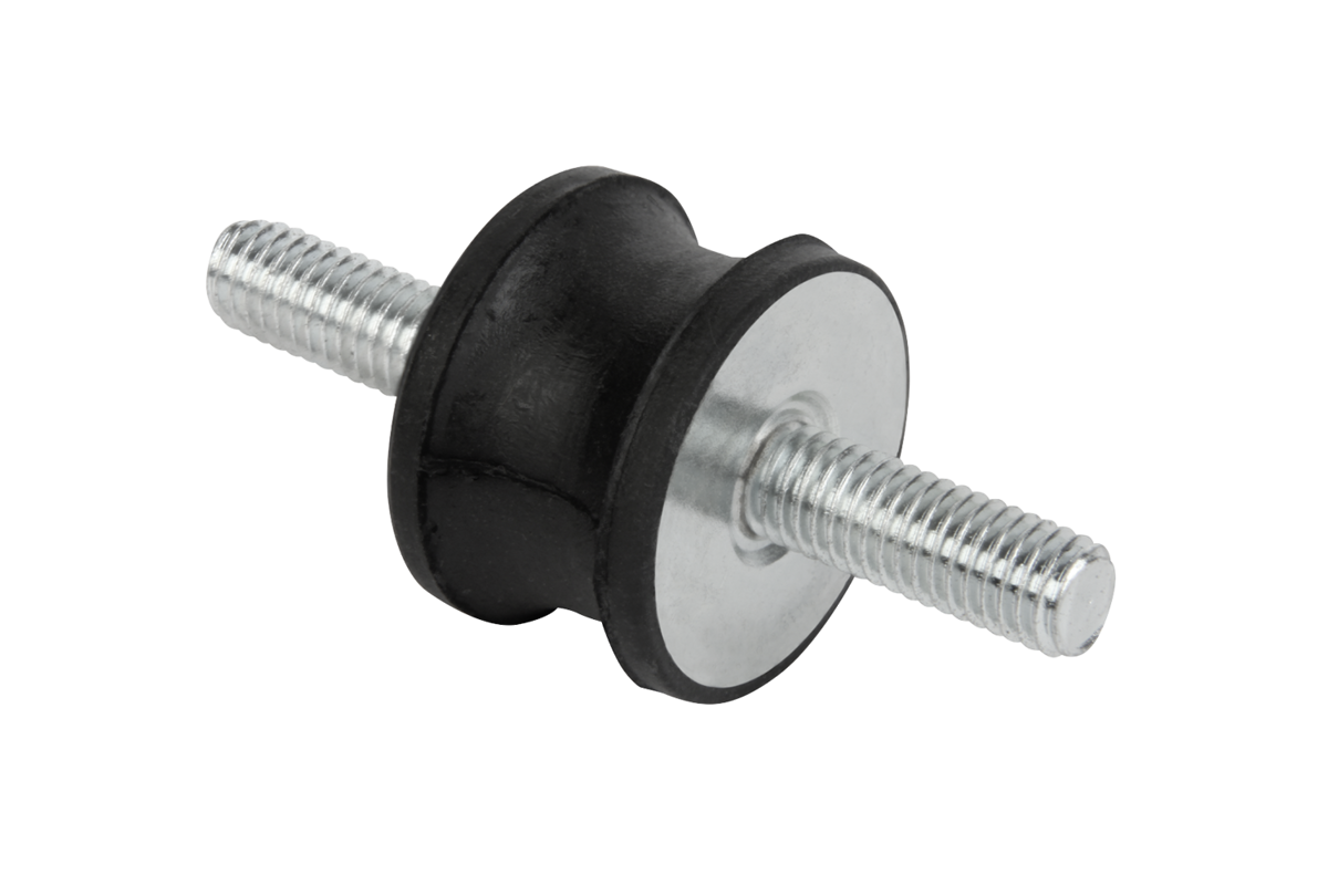QUARKZMAN 4 stuks 20 x 20 mm M6 rubberen houders met binnendraad, trillingsisolator, vervanging voor trillingsdemping, geluidsarm plat voetblok QUARKZMAN 4 stuks 20 x 20 mm M6 rubberen houders met binnendraad, trillingsisolator, vervanging voor trillingsdemping, geluidsarm plat voetblok