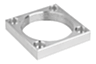 Schroefdraadflens aluminium