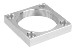 Schroefdraadflens aluminium