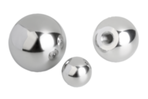 Kogelknoppen rvs of aluminium DIN 319