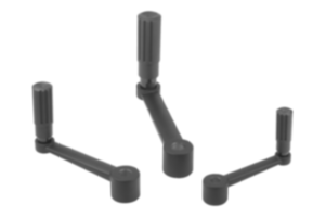 Handslingers aluminium met cilindergreep draaibaar