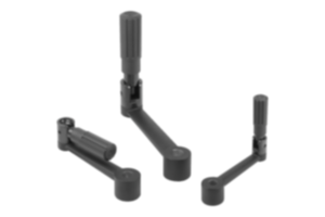 Handslingers aluminium met cilindergreep omklapbaar