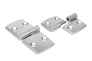 Scharnieren van aluminium, uithangbaar, links