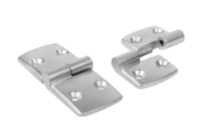 Scharnieren van aluminium, uithangbaar, rechts