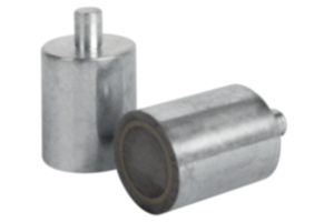 Magneet rond met tap (staafmagneet) van AlNiCo