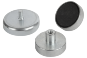 Magneet met schroefdraad (spanmagneet) van hardferriet