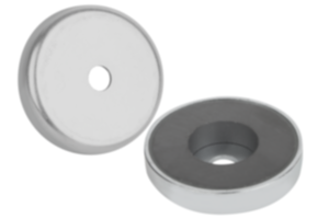 Magneet met cilindrisch gat (spanmagneet) van hardferriet