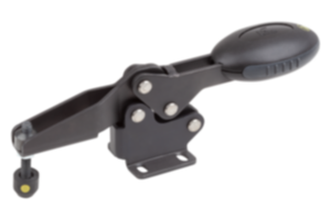 Snelspanner antistatisch horizontaal met horizontale voet en instelbare aandrukspindel