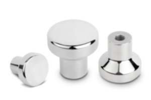 Paddenstoelknoppen met binnendraad met hoge kraag voor Hygienic USIT® afdicht- en onderlegring Freudenberg Process Seals